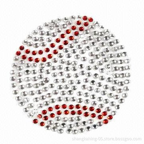 Bling rhinestone sports car sticker with eco-friendly waterproof, UV material